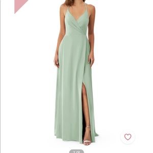 Azazie Agave Long Formal Dress
